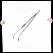 Futterpinzette 30cm gebogen - 100% rostfreier Stahl